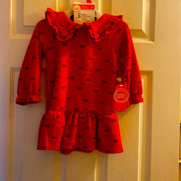wonder nation Matching Sets Wonder Nation Baby Girl 2 Piece Dress